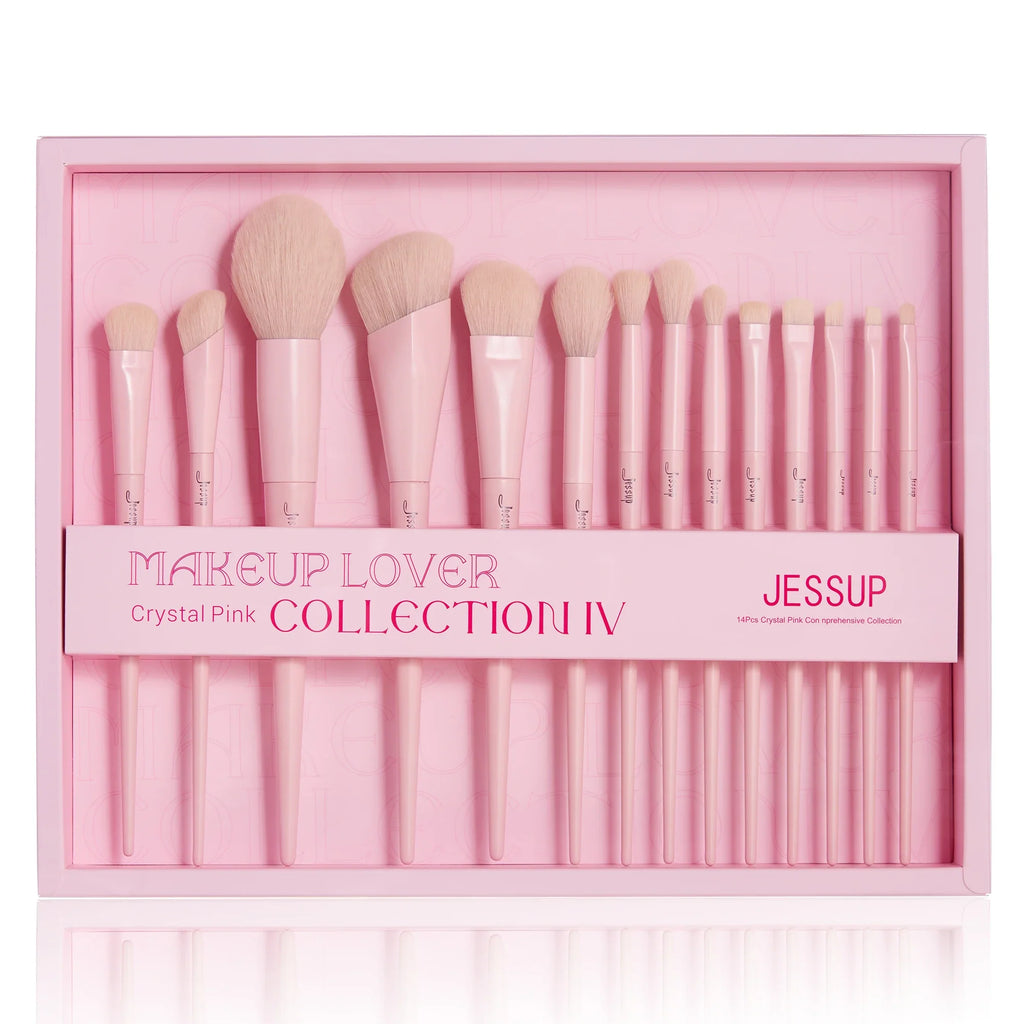We Never Have Enough Of Jessup Pink Makeup Brushes Set 14Pcs