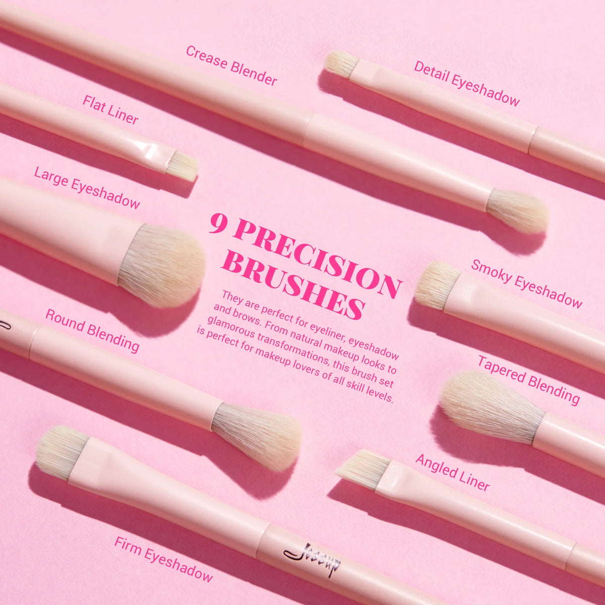 We Never Have Enough Of Jessup Pink Makeup Brushes Set 14Pcs