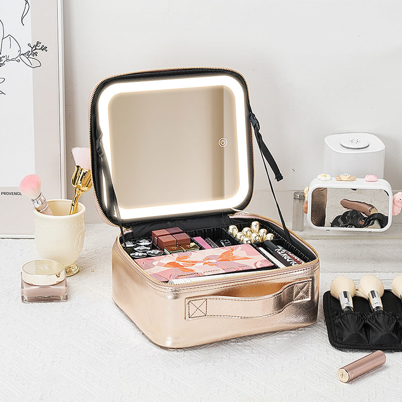 Cosmetic Bag With Mirror So You Can Easy GR Anywhere