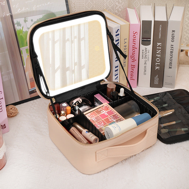 Cosmetic Bag With Mirror So You Can Easy GR Anywhere