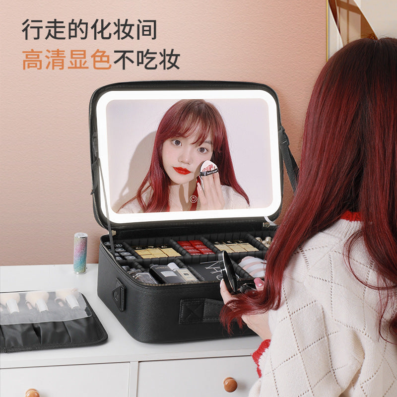 Cosmetic Bag With Mirror So You Can Easy GR Anywhere