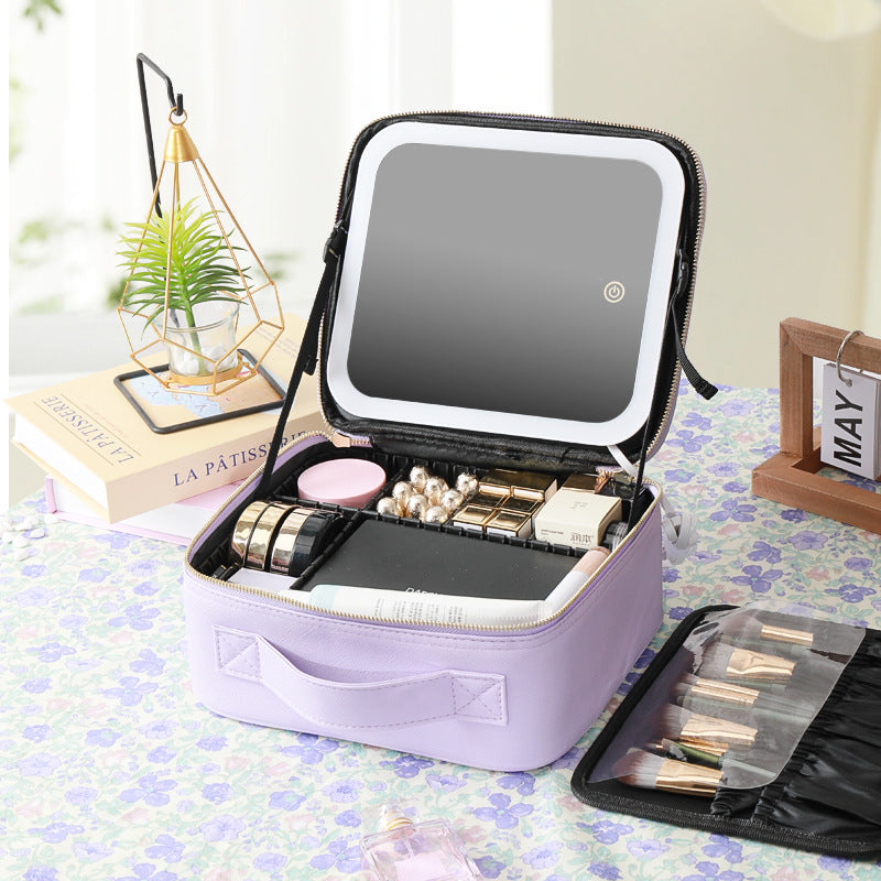 Cosmetic Bag With Mirror So You Can Easy GR Anywhere