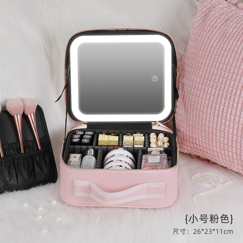 Cosmetic Bag With Mirror So You Can Easy GR Anywhere