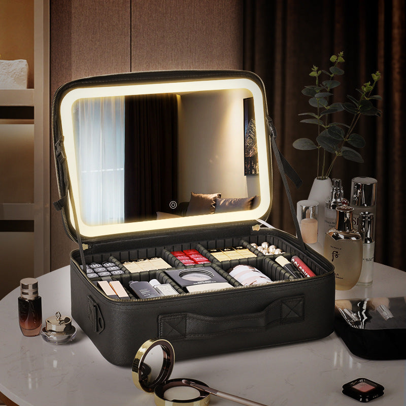 Cosmetic Bag With Mirror So You Can Easy GR Anywhere