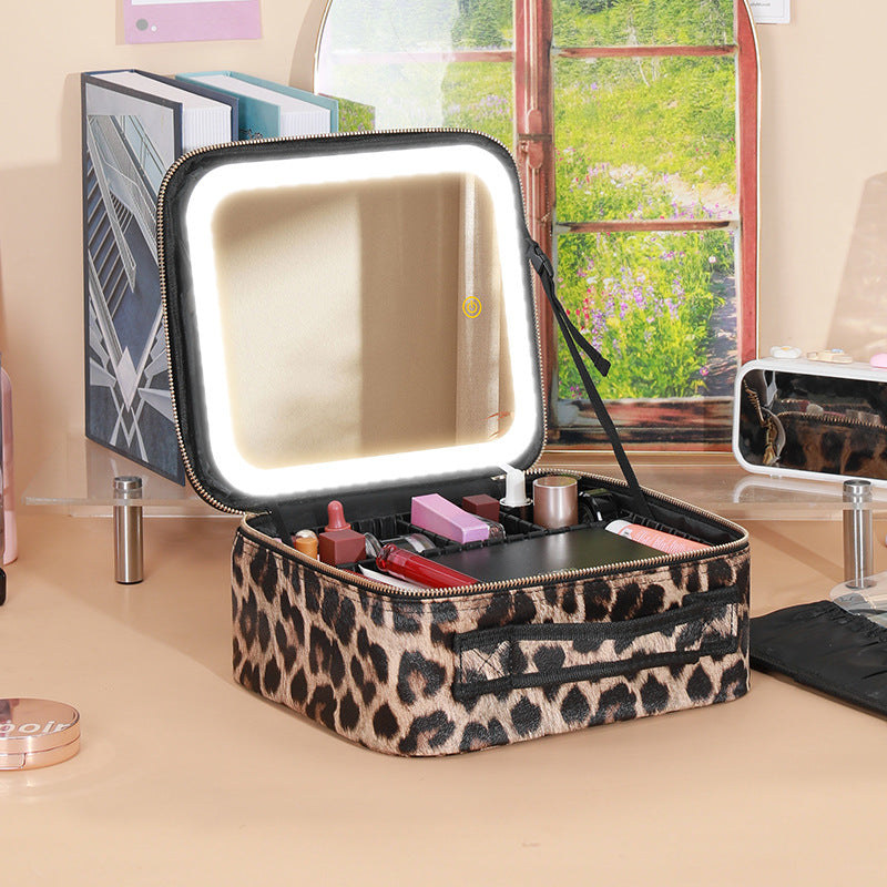 Cosmetic Bag With Mirror So You Can Easy GR Anywhere