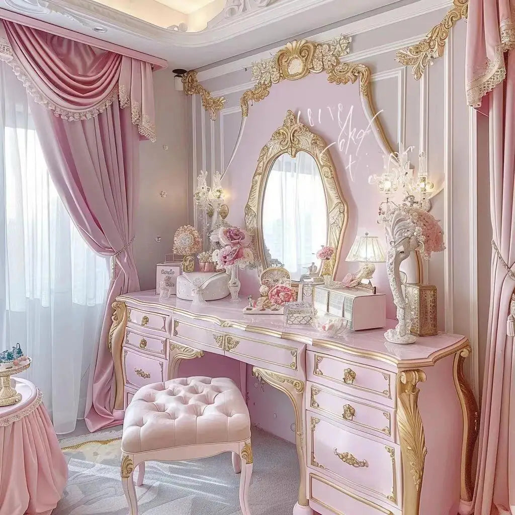 Princess Style Makeup Vanity