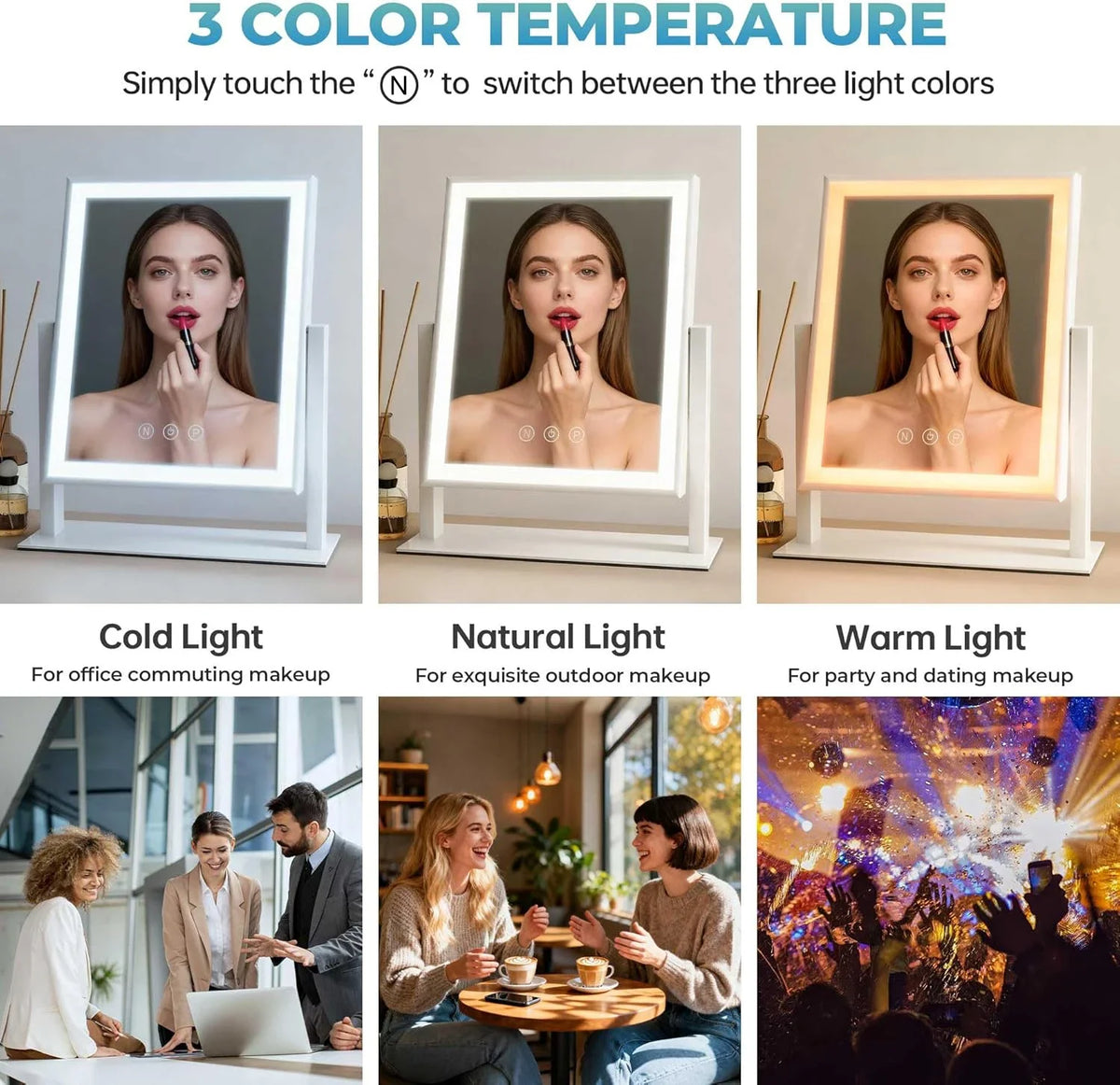 Lighted Makeup Mirror To See Your Beauty Better