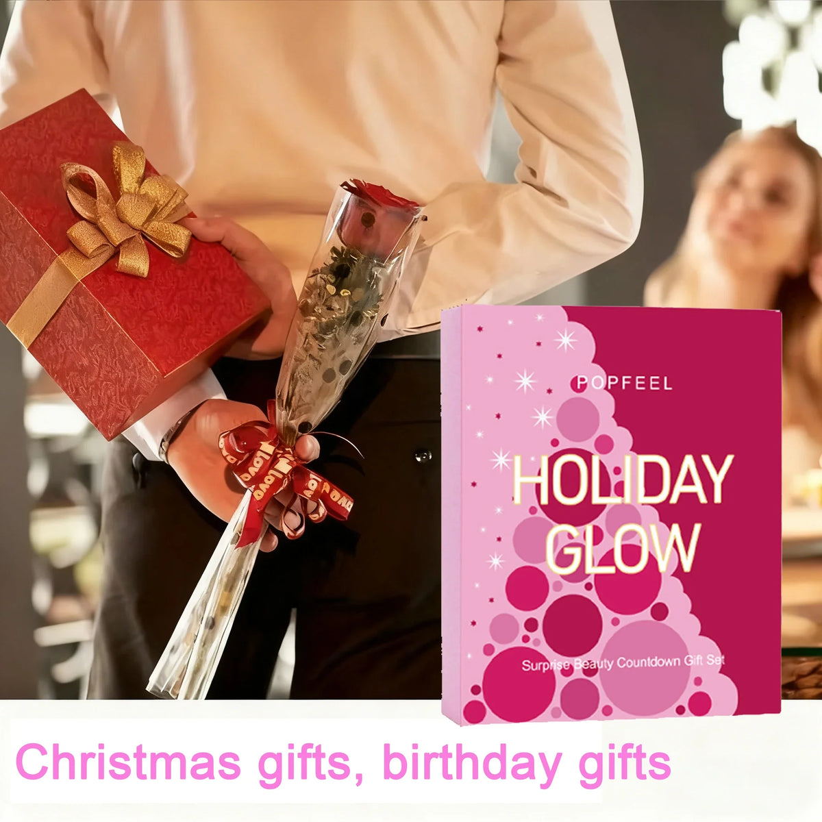 just Give Her A Christmas Advent With Lots Of Nice Makeup