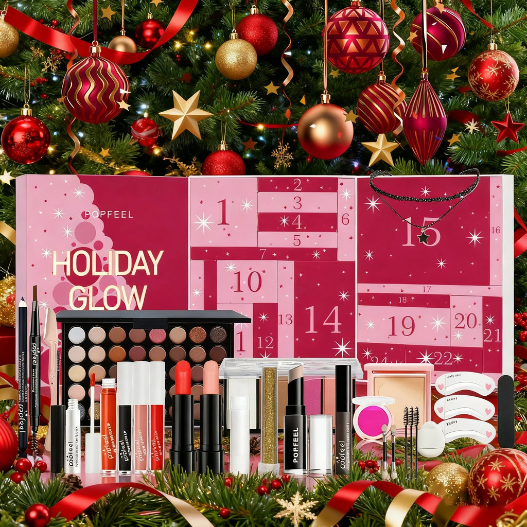 just Give Her A Christmas Advent With Lots Of Nice Makeup