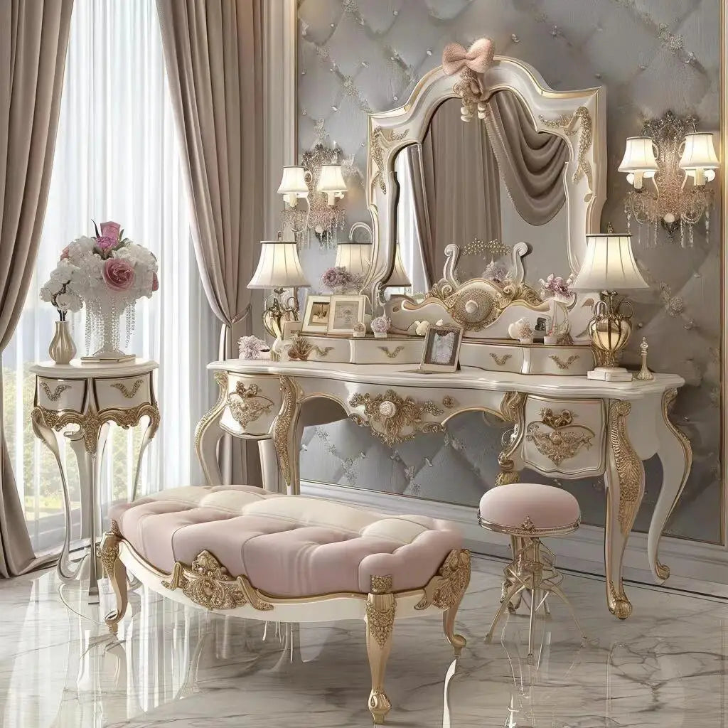 Princess Style Makeup Vanity