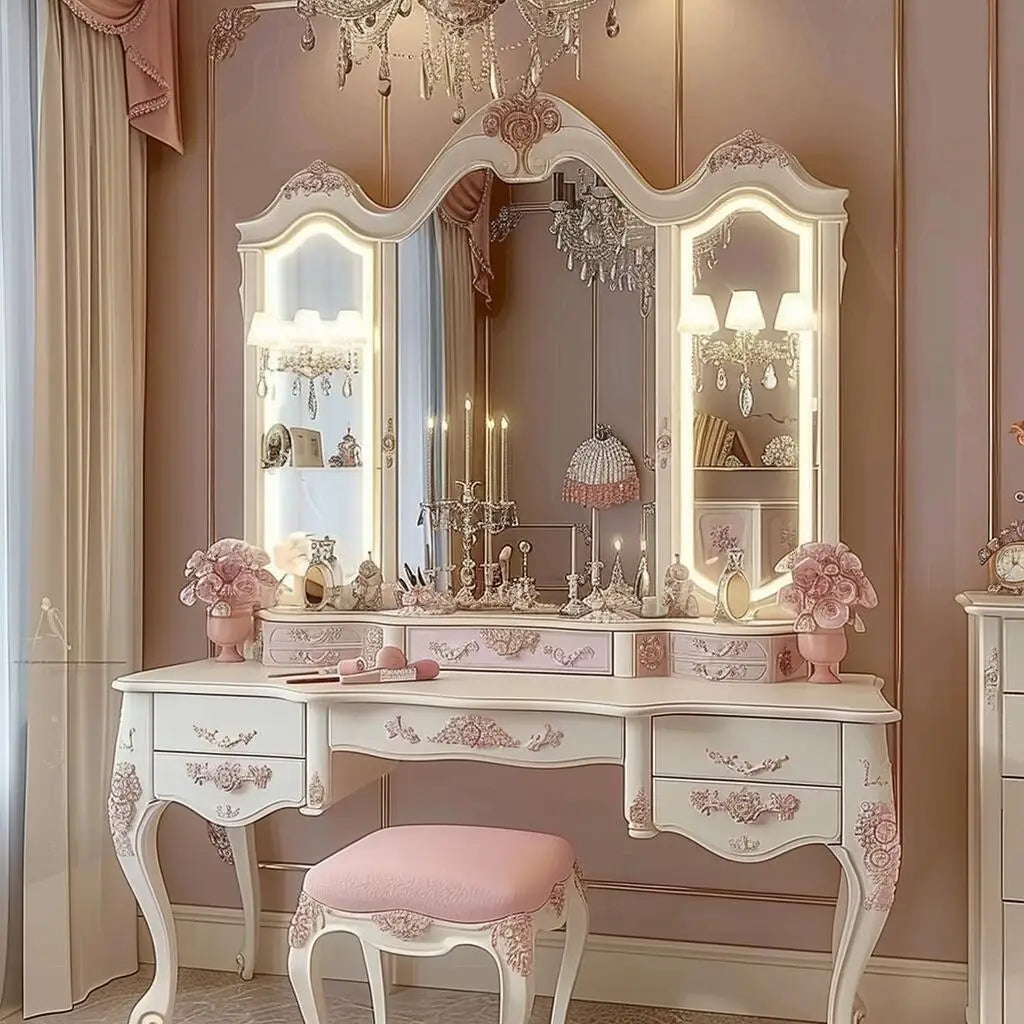 Princess Style Makeup Vanity