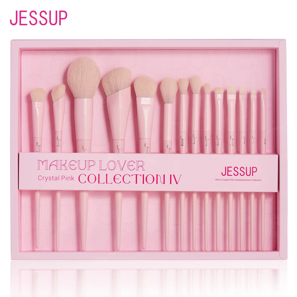 We Never Have Enough Of Jessup Pink Makeup Brushes Set 14Pcs